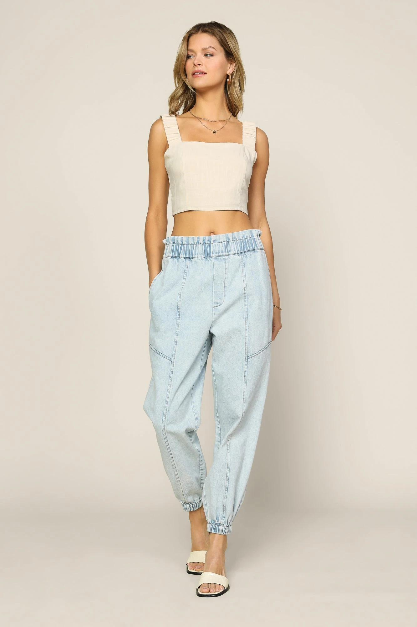 Square Neck Crop Top - Image 3