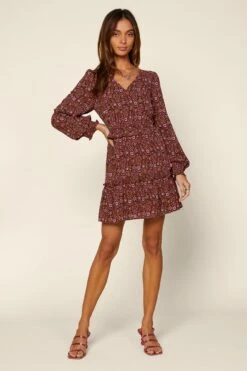 Floral Smocked Ruffle Dress