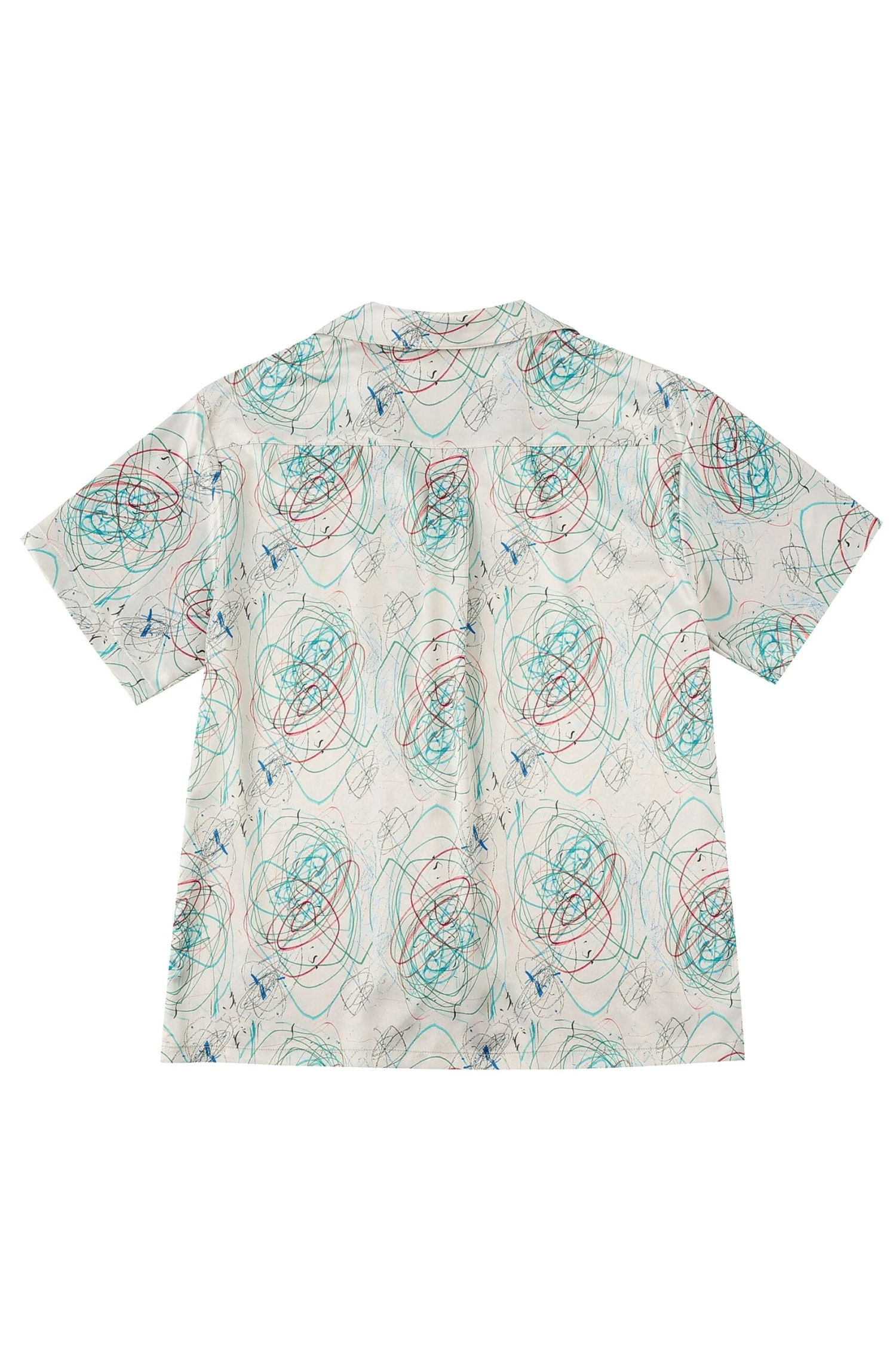 Unisex Skip's Scribbles Satin Shirt - Image 4