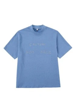 CAUTION Unisex T-Shirt Blue