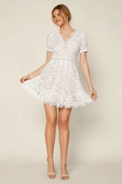 Lace Mini Dress