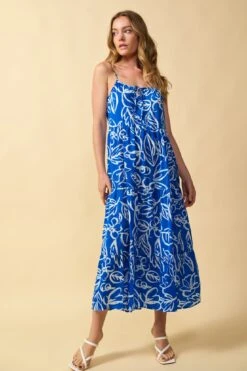 Sasha Spaghetti Midi Dress