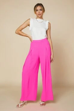 Front Tucked Palazzo Pants