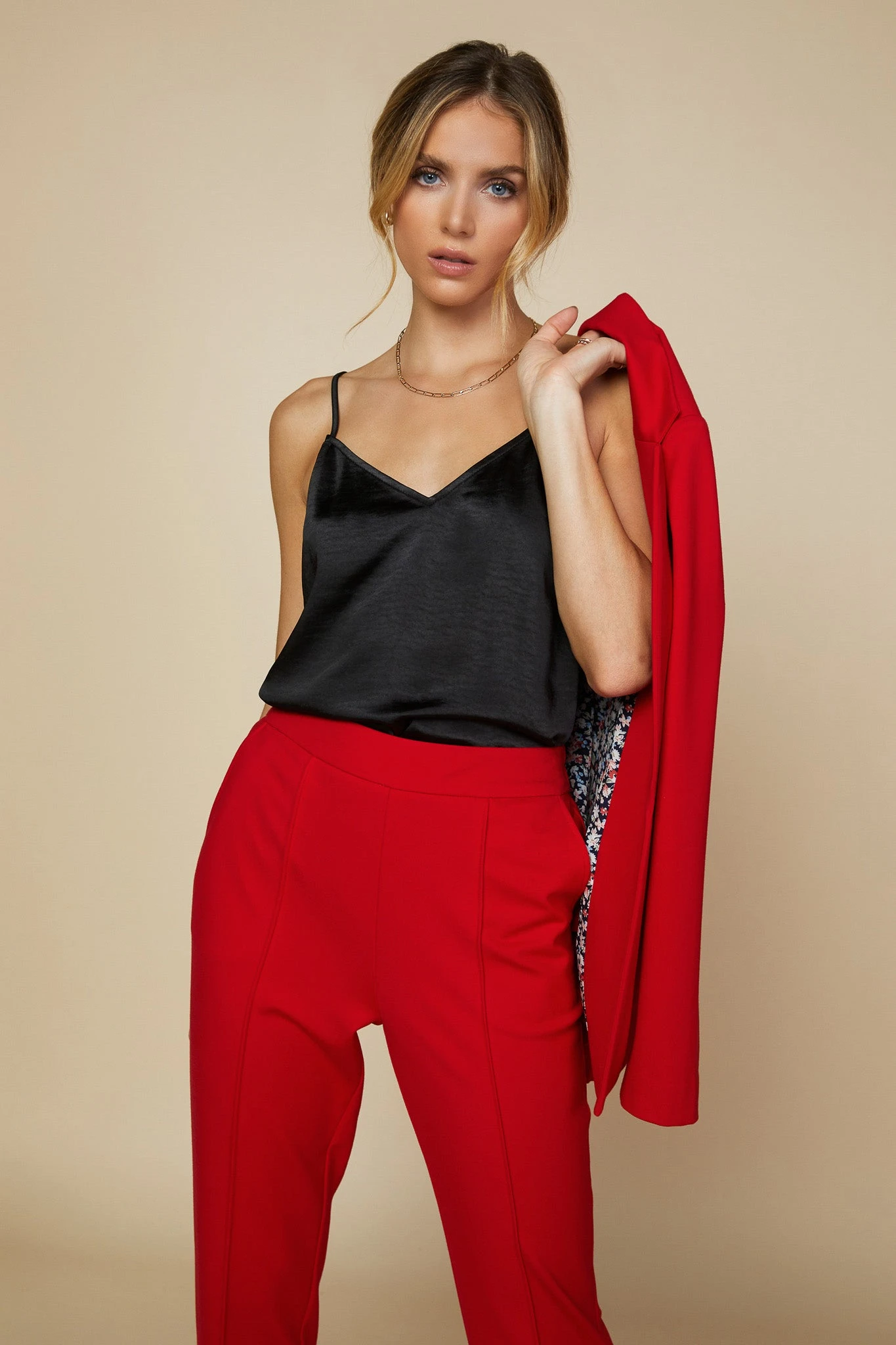 Knit Pintuck Trouser - Image 4