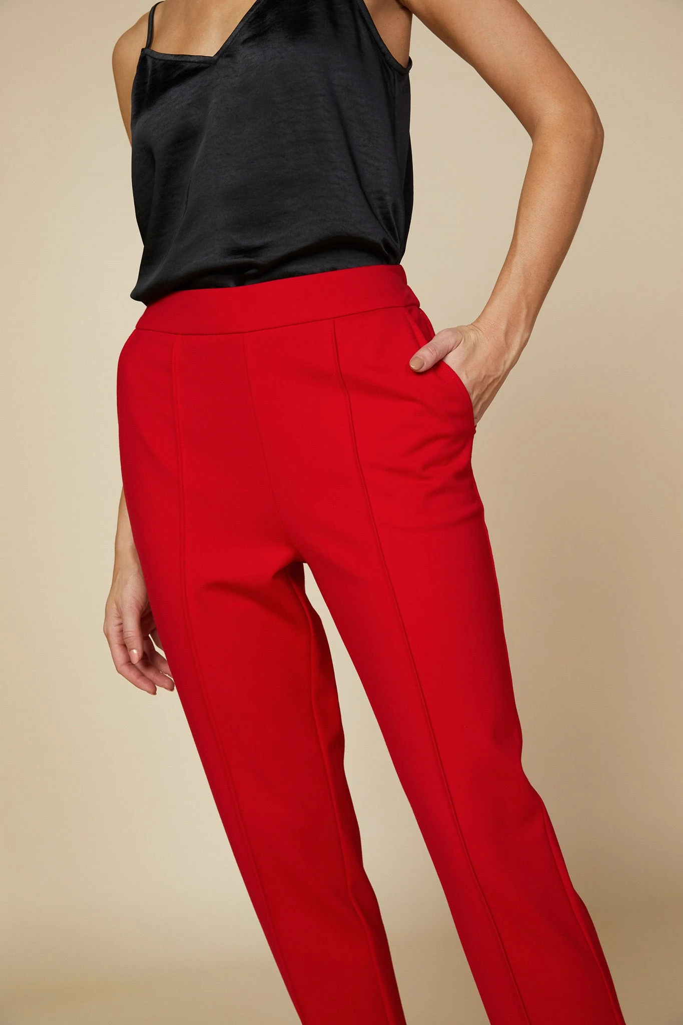 Knit Pintuck Trouser - Image 2