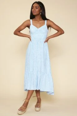 Skylie Striped Maxi Dress