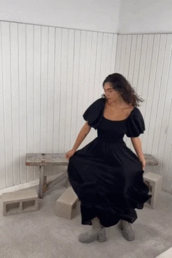 Picnic Maxi Dress Black