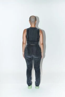 Slut Who’s Given Up Gray Velvet Stretch Pants