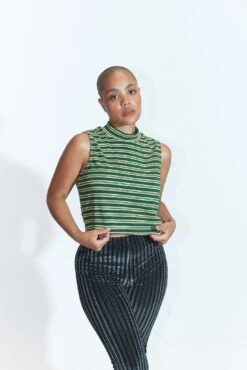 Green Stripe Tank