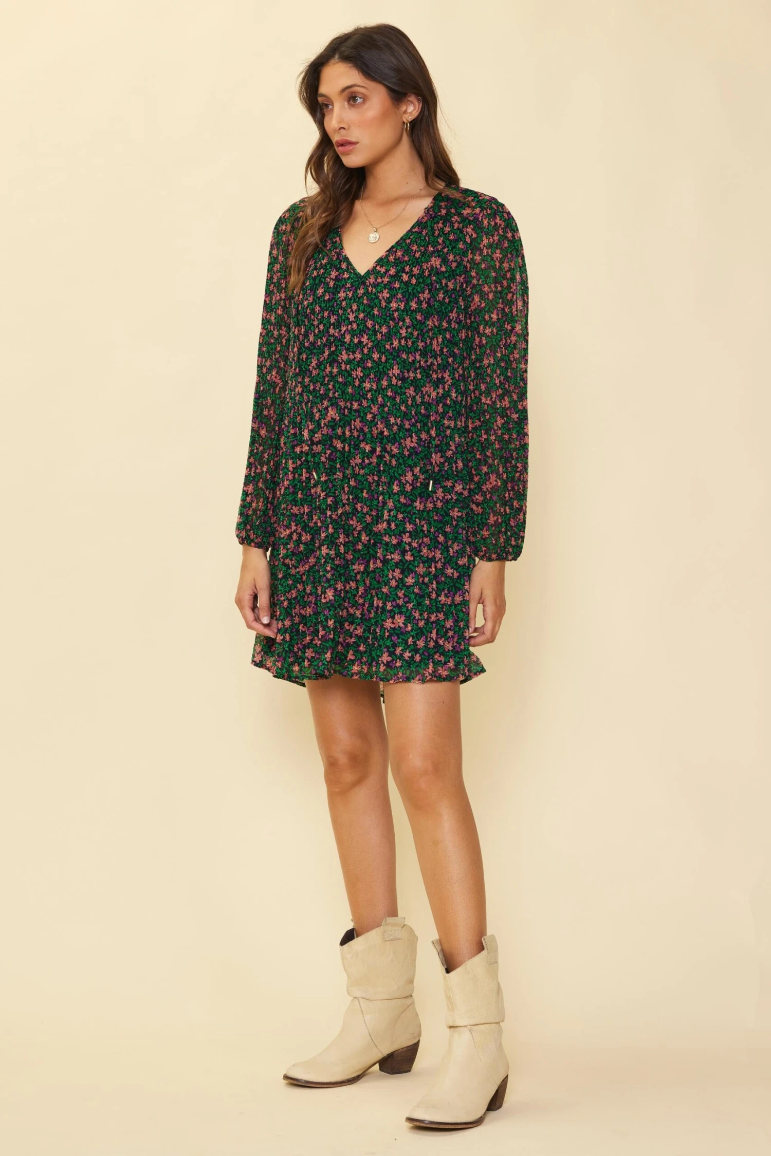 Floral Shift Dress - Image 4